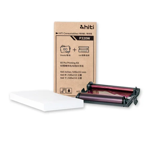 Wholesale Price Hiti P322W Photo Paper 4*6 Color Photo Paper and Ribbon