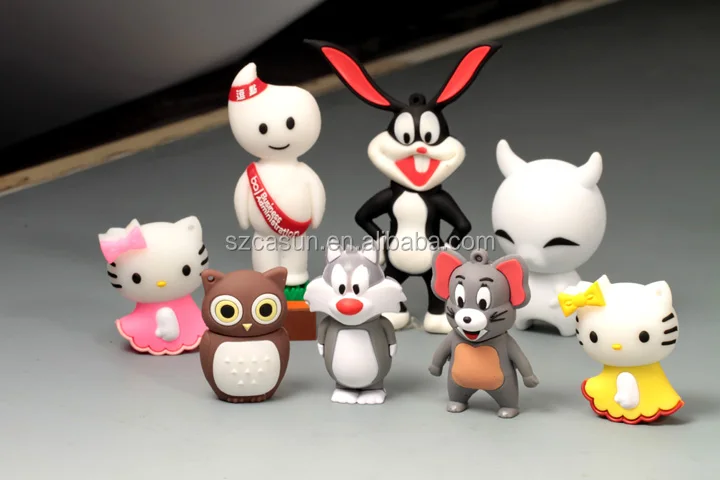 Флэш-накопитель Usb 2D/3D из мягкой ПВХ