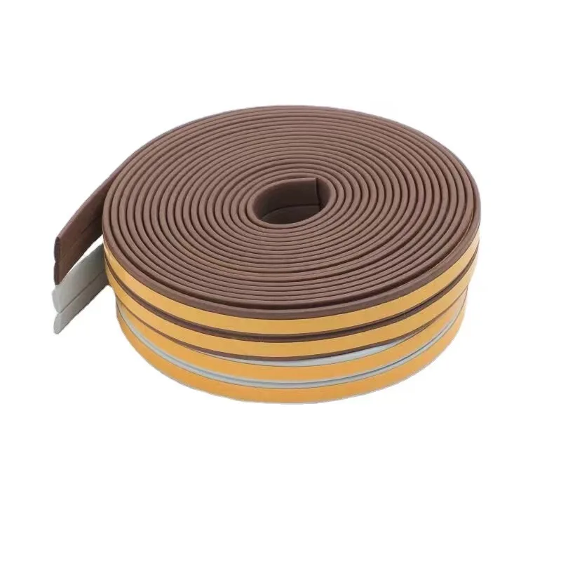 Door Bumper Rubber Seal Strip For Wooden Door