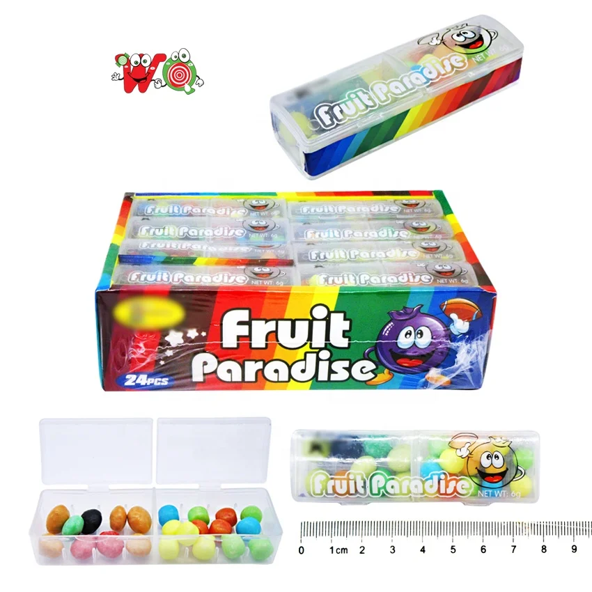 Competitive price The best selling fruit flavoured delicious 2-in-1 candy - Bubble candy big can bubble gum