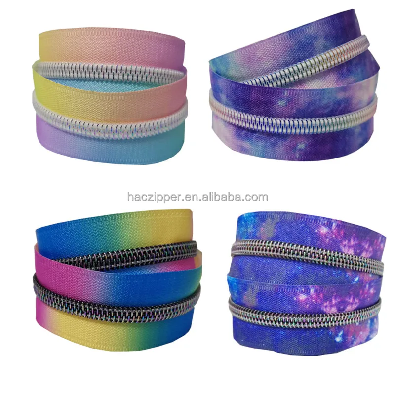 #5  designed nylon zipper