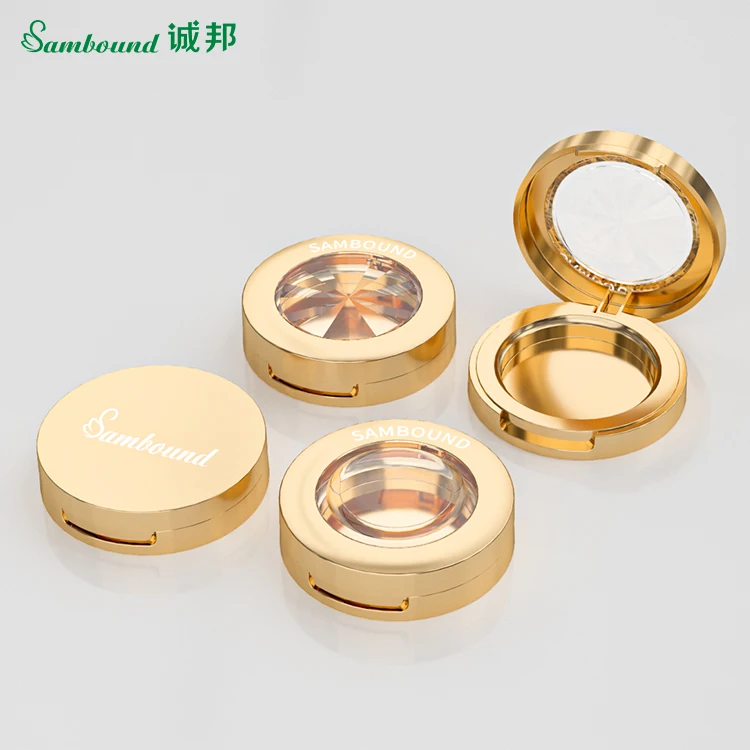 oem sample brush transparent square empty organizing eco friendly empty palette plastic packaging and makeup containers