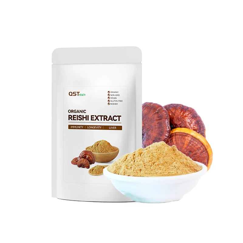 10:1 30:1 Reishi Mushroom Extract Powder Ganoderma Lucidum Powder Reishi Dual Mushroom Extract Powder