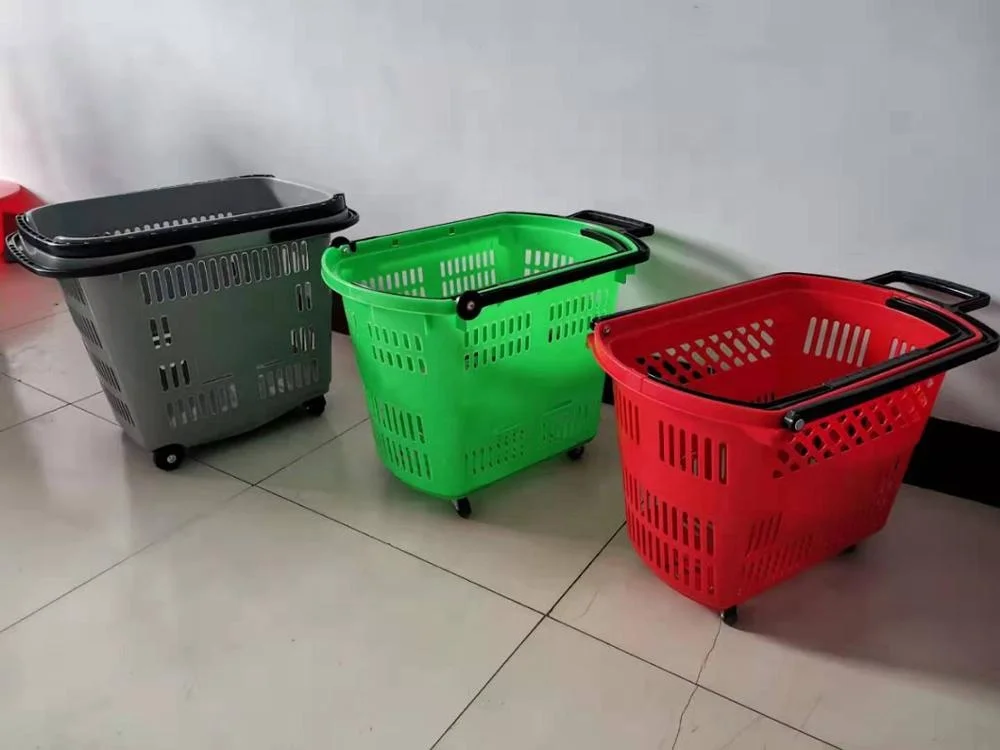 
Best price plastic shopping basket with fashion design 