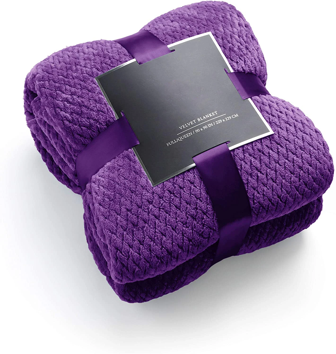 Solid Throw Blanket Customized Jacquard Sofa Plaid Throw for Airplane Travel