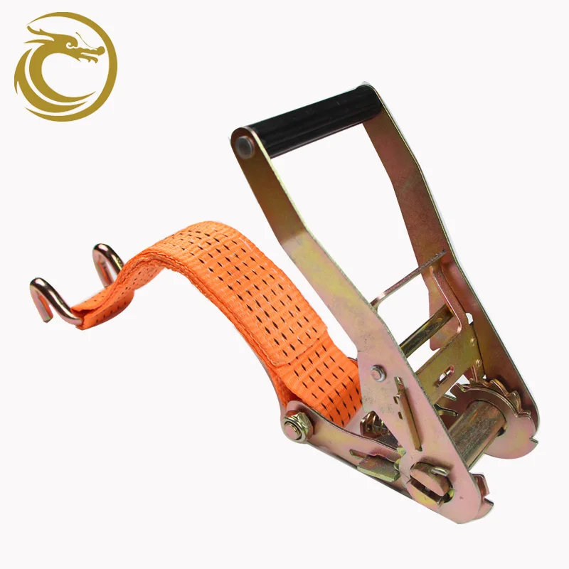 Motorcycle Weebing Industrial Polyester Cargo Straps Heavy Duty Ratchet Lashing Belts Sling Tie Down Straps 4 Inch