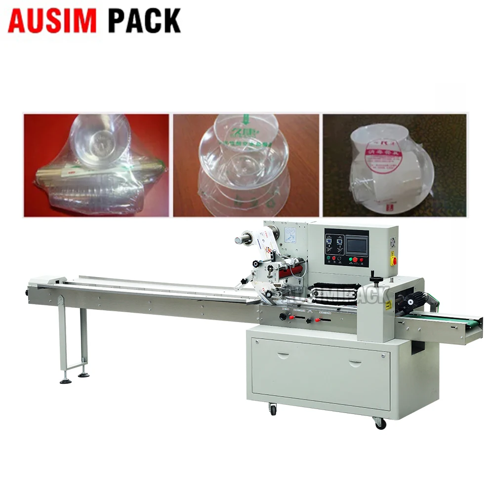 Fudge Gummy Snacks Sachet Packaging Machine Soft Fudge Jelly Toffee Candy Pillow Automatic High Speed Packing Machine