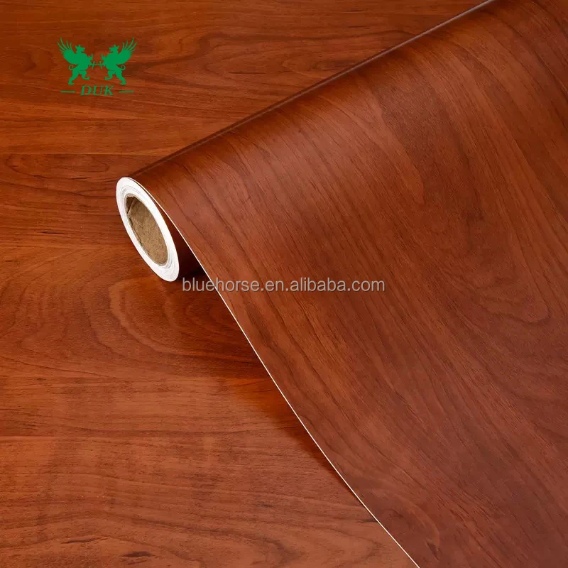 Hot press laminate decorative melamine wood grain melamine paper