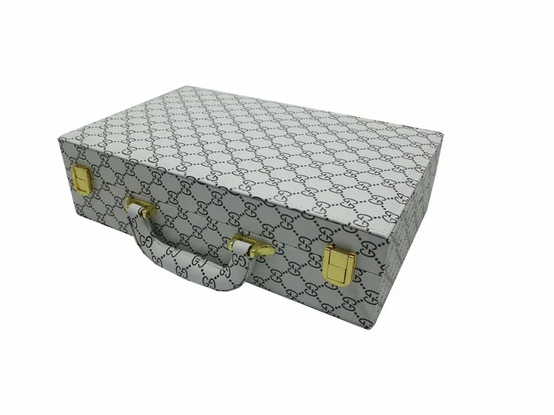 GC02-ST-12C27 watch storage display suitcase pocket watch case watch carrying case Brand new High quality with metal buckle