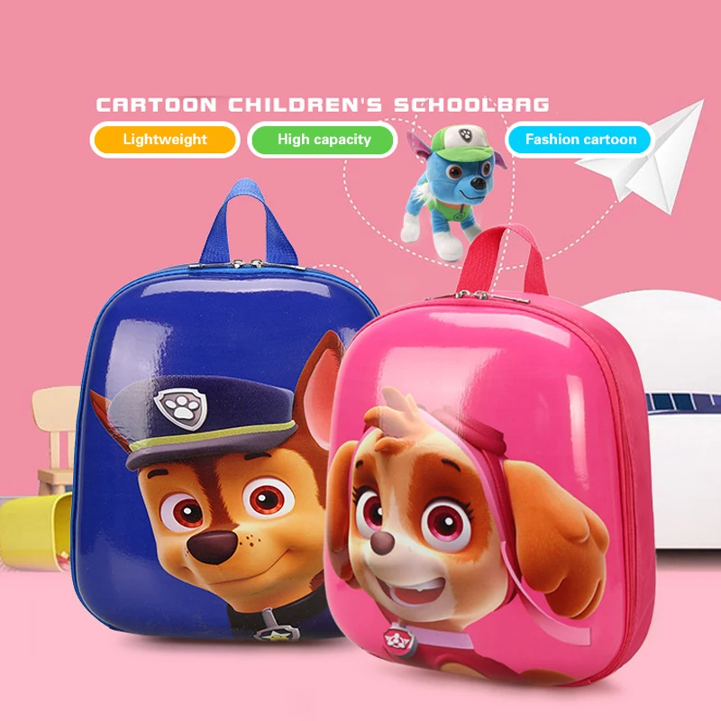 
Fashion School Bag 2019 Kids Children Backpack for Dogs 3D Cartoon Hard Shell Design Kids Kindergarten Backpack Preschool Bag 