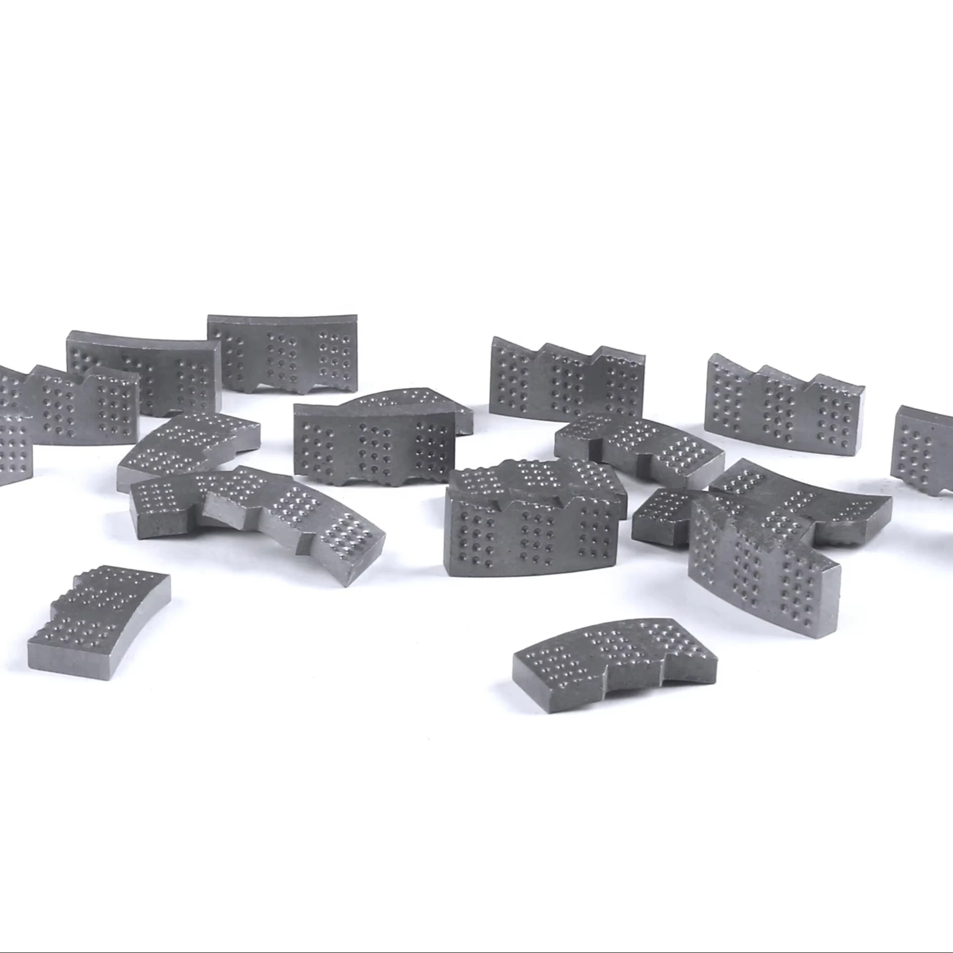 Diamond Wet Core Drill Bit Segments Cobalt/Iron Based for Coring Reinforced Concrete, Granite, Quartz Stone and Sandstone