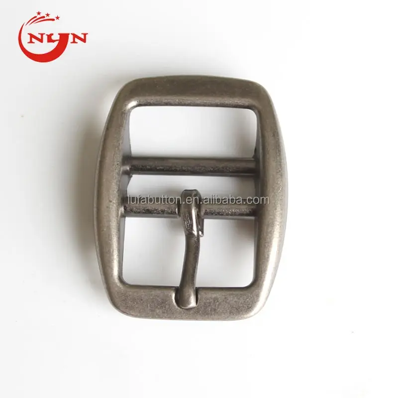 Good Quality Leather Center Roller Double Bar Buckles Die Cast Belt Adjustable Strap Buckle Bags