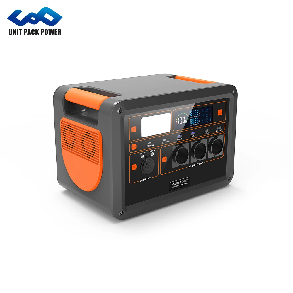 FAST charge 1150wh lifepo4 battery 1200 watts portable power supply 1200w portable power station 1200w solar generator