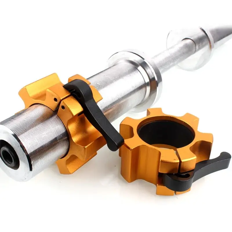 Wholesale Hot Selling Custom Weightlifting Most Popular Aluminum Olympi Bar Clamps Barbell Collar