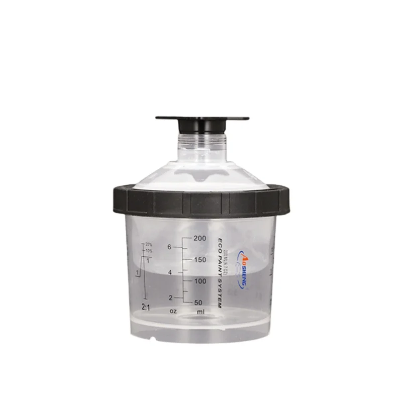 Spray gun cup 800 ml with matching adapters