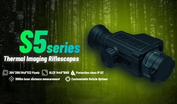 2022 New S5 thermal image night vision hunting scope