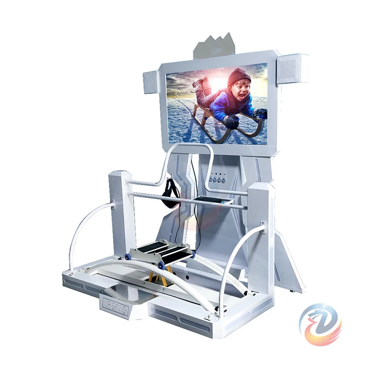 Standing flight VR simulator vr skiing game machine with virtual reality simulator 9d vr