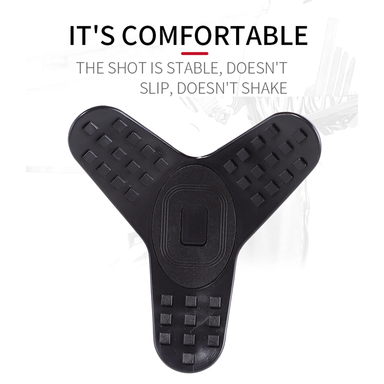 Motorcycle Helmet Chin Mount Brace Strap Mount Kits Anti-Slip Anti-Shock for Action Camera,Insta360 Camera and More