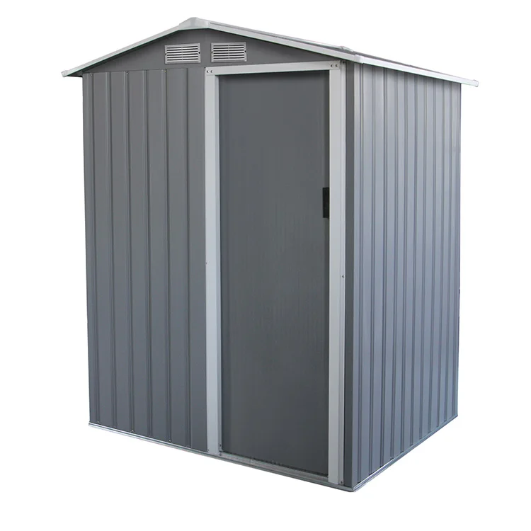 Top Selling 4.9x4.3FT Waterproof Garden tool Storage Outside Metal Shed with mail order packing