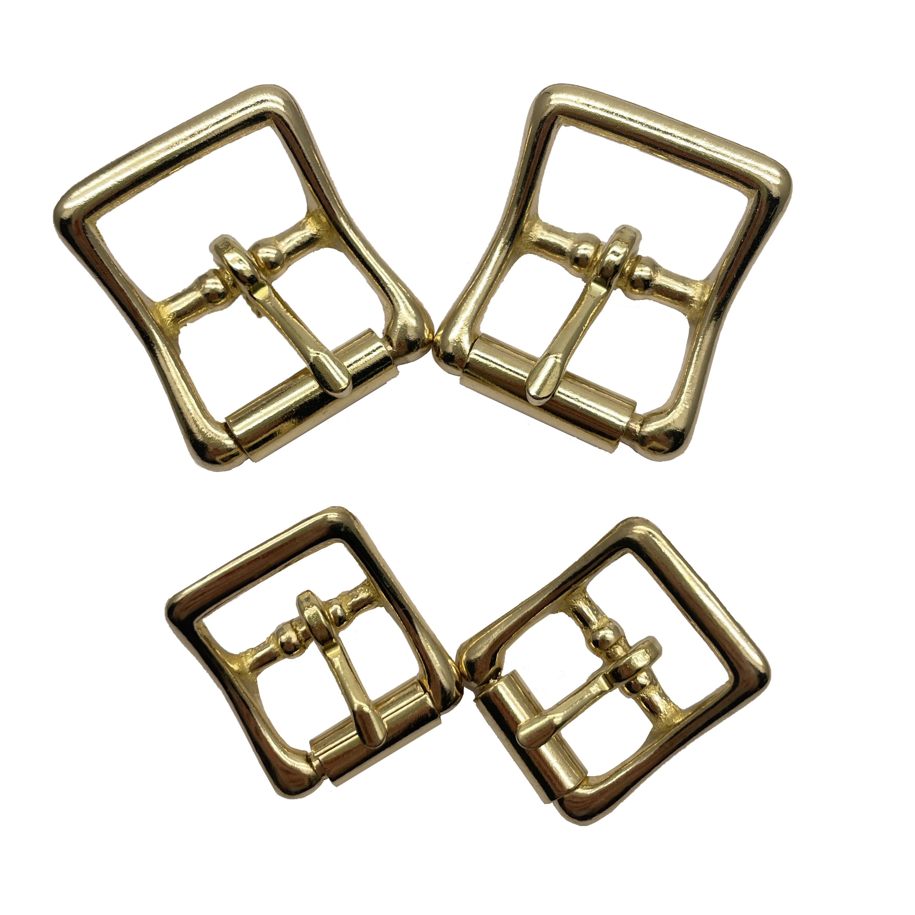 BT-B10 Bag Parts Accessories Solid Brass Pin Buckle Custom Brass Belt Buckle
