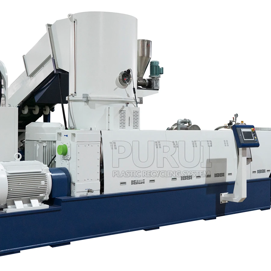 pp filament recycling PELLETIZING MACHINE plastic granulator