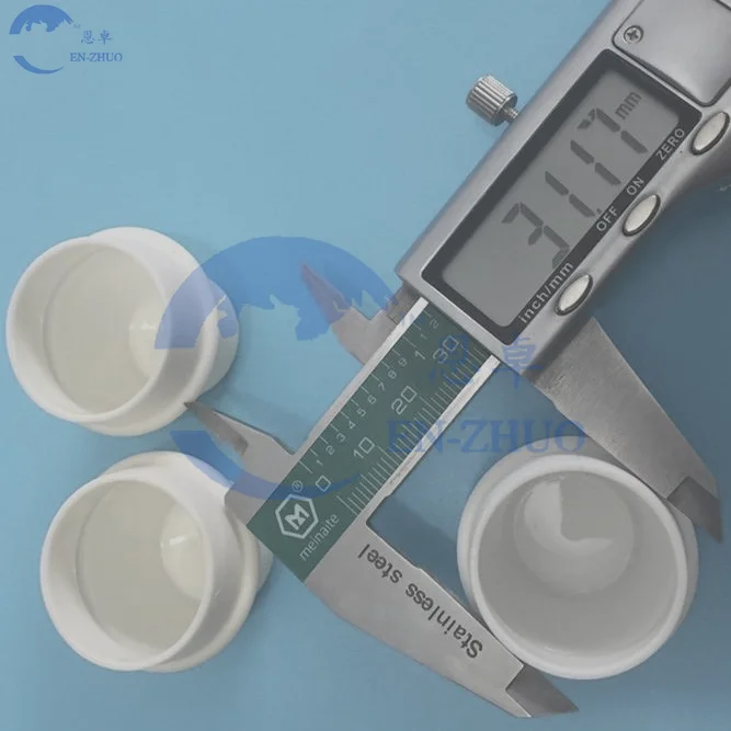 EZ-30ml volatile porcelain crucible/volatile crucible with lid for lab supplies Glazed Crucible