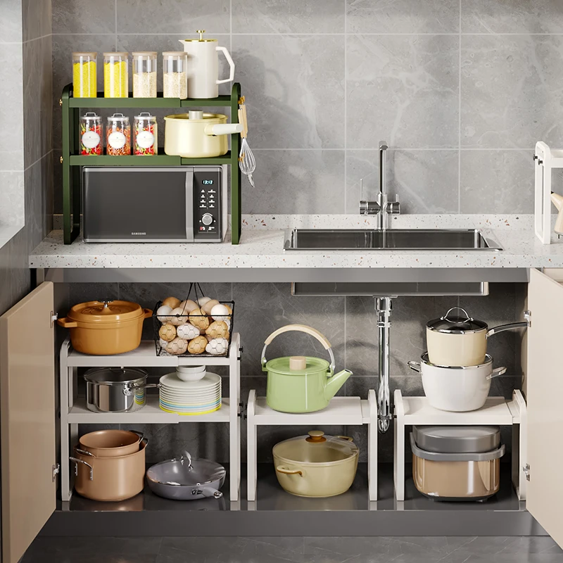 2-Tier Wire Storage Shelves, Shelving Units  , Steel Metal Storage Rack for Kitchen Pantry Closet Bathroom Laundry
