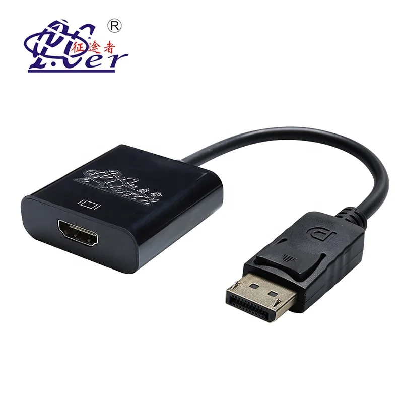 DP to HDMI Adapter 1080P Displayport Male to HDMI Female Converter