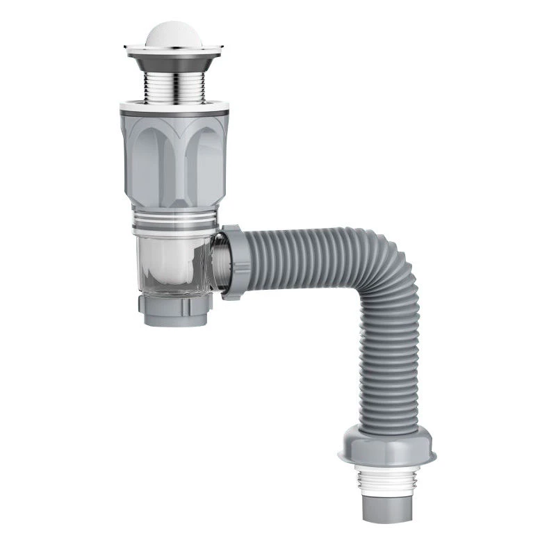 Bathroom flip-open sink drainer basin waste  with deodorant pipe for washbasin