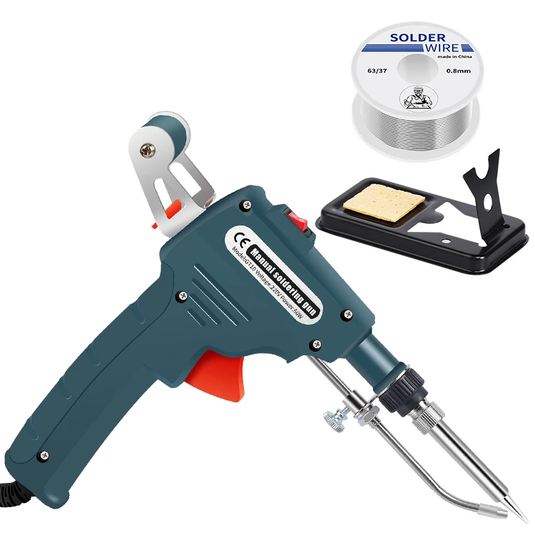 60W electric soldering iron kit automatic feeding tin gun with tin wire Soldering gun electric soldering iron feeding gun solder