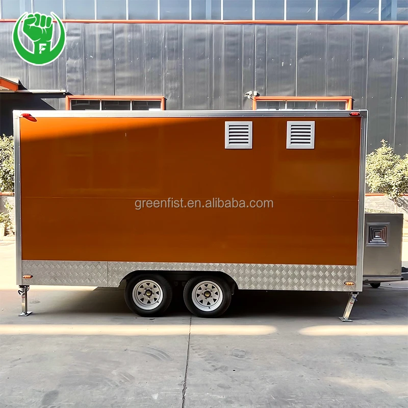 Cheap Popcorn Enclosed Pizza Food Truck Concession Trailer Churros for Sale