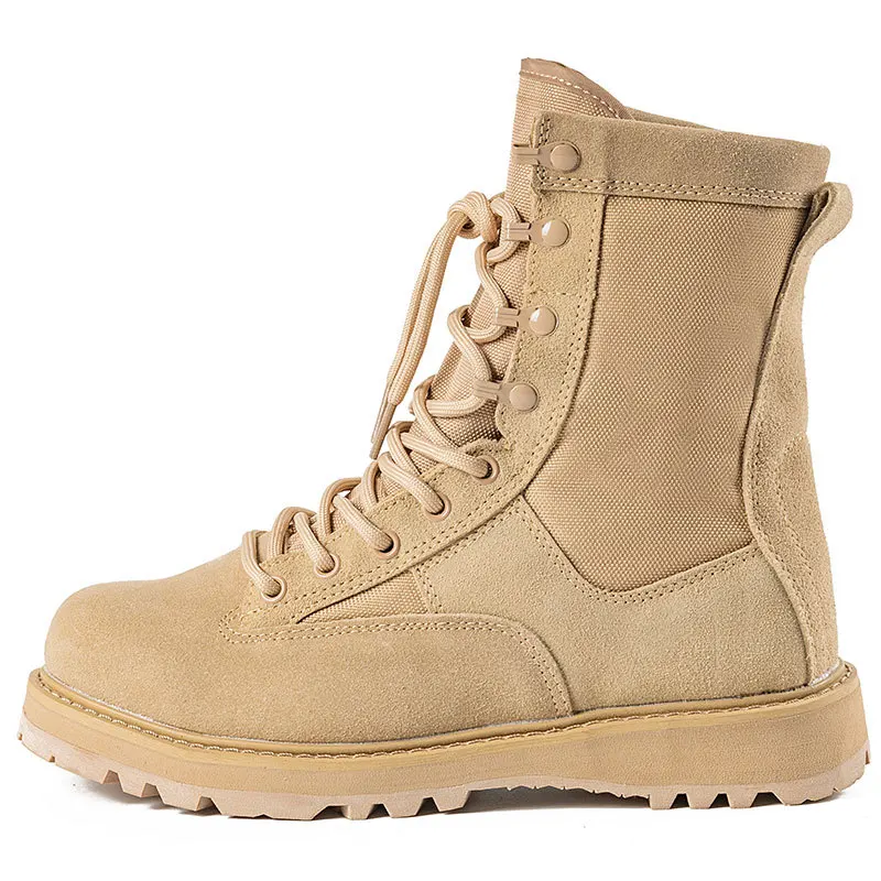 Outdoor Training Used Hiking Boots Rafale Security Camo Sand Jungle Tactical Boot Beige Coyote Green Steel Toe With Zipper