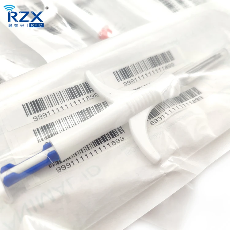 FDX-B 134,2 кГц инъекционные имплантат рыбы RFID отслеживания животных в новом стиле микрочип для домашних животных идентификационная бирка для собаки