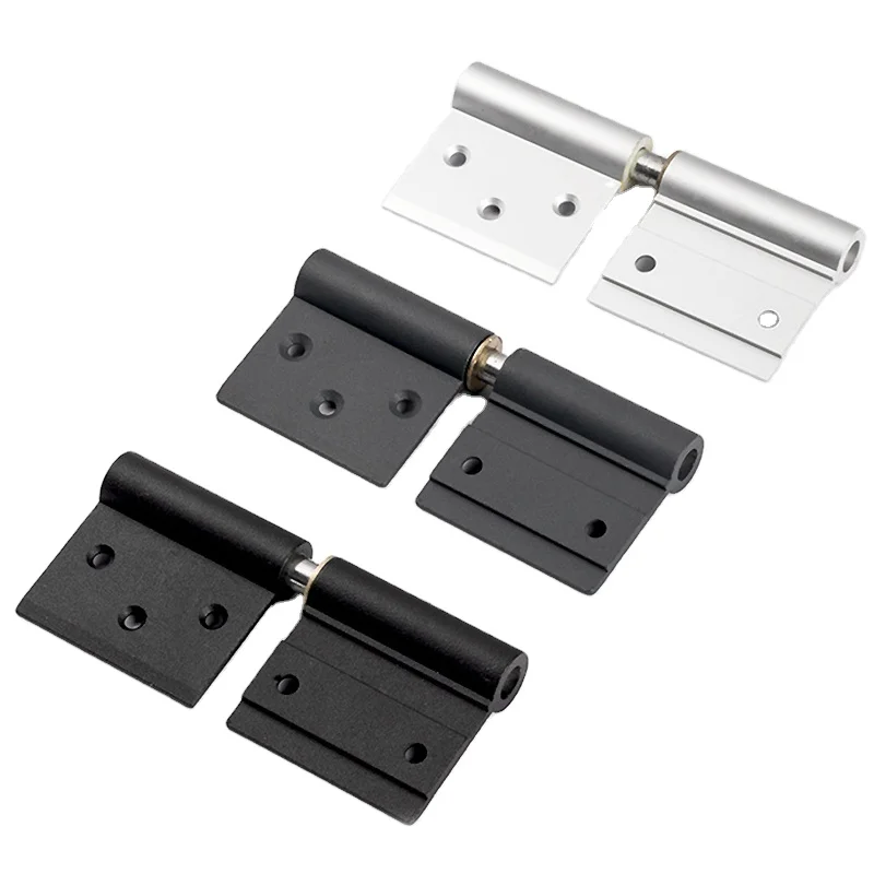 China factory Hardware Accessory 304 Stainless Steel Iron Metal Window Round Corner Spring Door Hinge Flush Hinge For Wooden Doo
