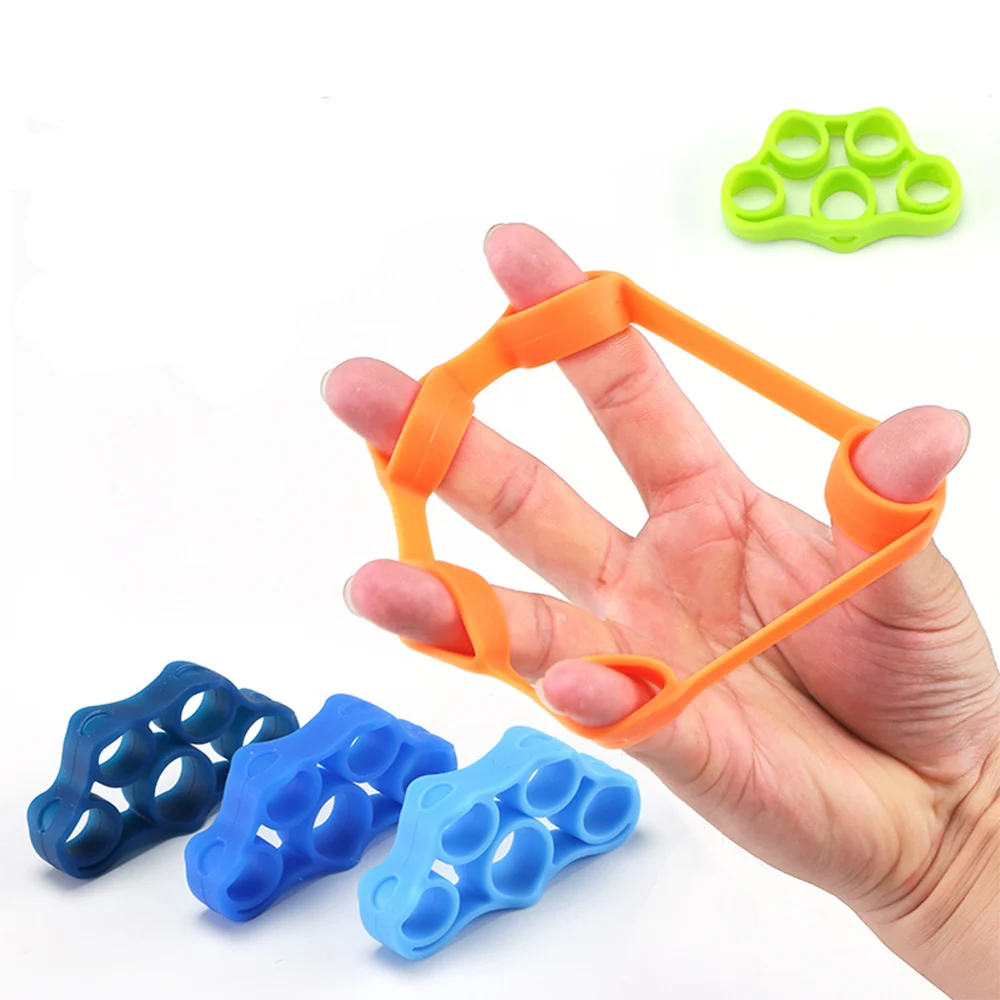 Dexterity Tools Fitness Hand Grip Exerciser  Forearm Exercise Stretcher Silicone Finger Ring