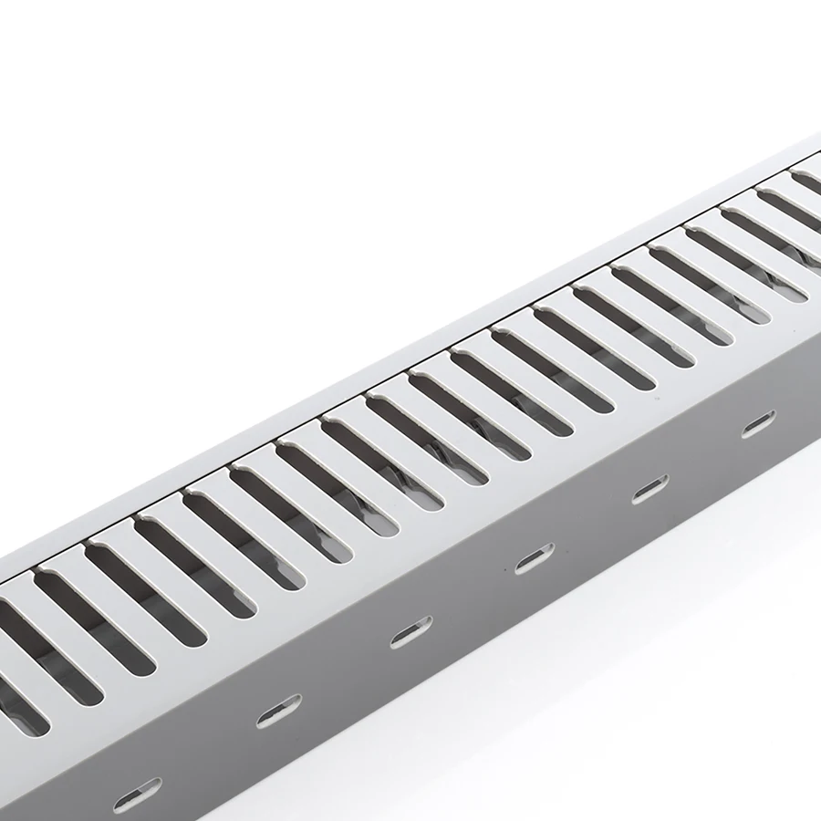 
EASCO CE UL94V0 RoHS Plastic PVC Channel Grey Color PVC Trunking Size 