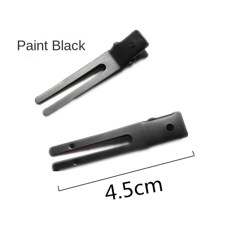 Fashion High Quality Metal Double Prong Alligator Pin Curls Hair Clips For Beauty Salon