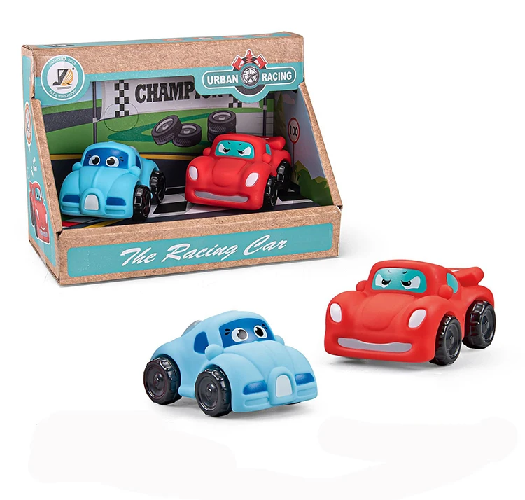 Wholesale Vinyl Frictio Cute Construction Vehicle Fire Fighting Truck Kids Cars Cartoon Car Toy