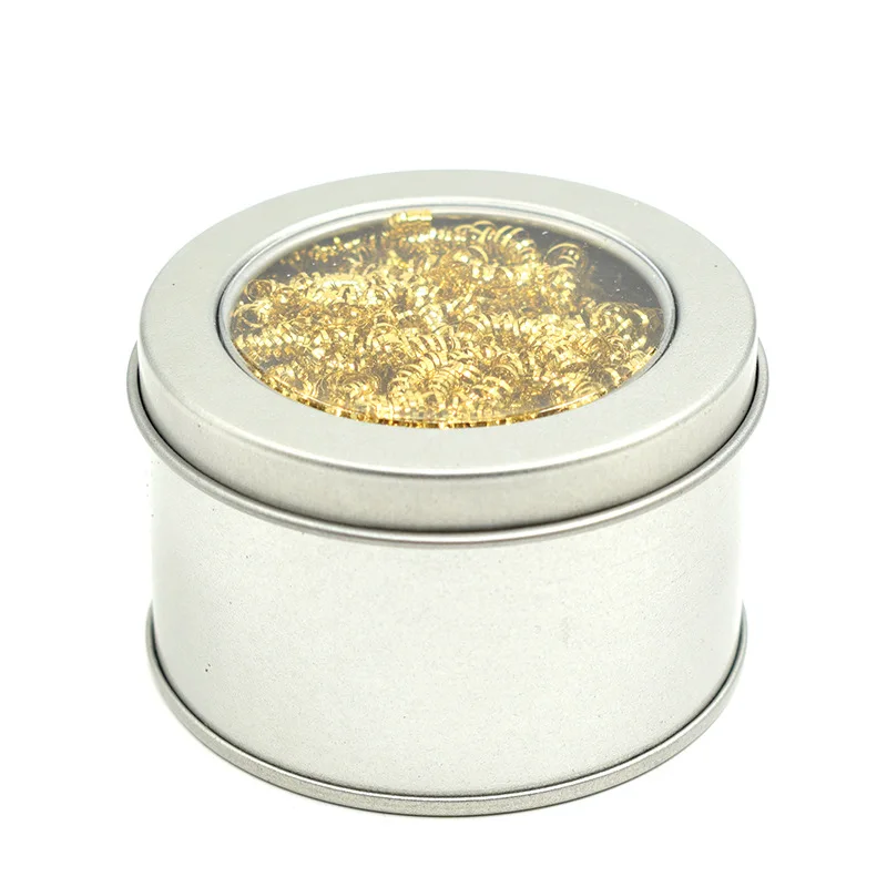 Soldering Iron Tip Cleaner Kit Soft Coiled Copper Cleaning Ball for Cleaning Soldering Irons