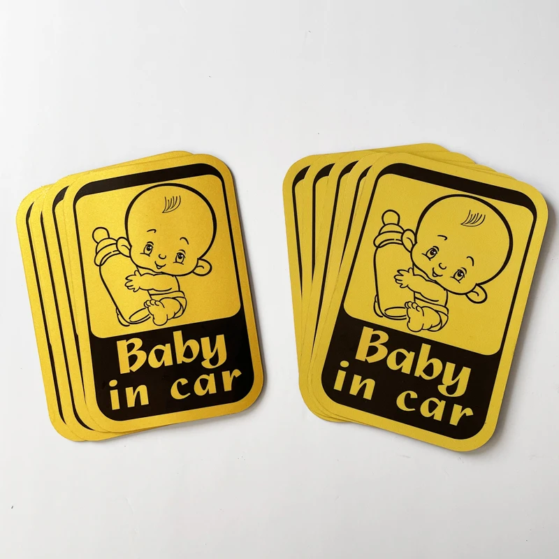 Custom Vehicle Signs Door Die Cut Vehicle Bumper Reflective Magnetic Car Sticker