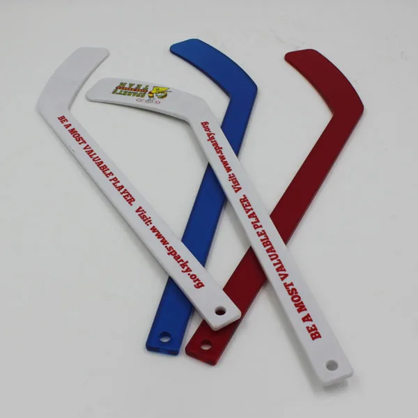Plastic OEM/ODM mini ice hockey sticks Chinese factory with custom printing