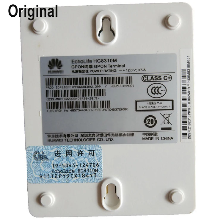 Second Price ONT Router OEM Fiber Device Cat RF SC/APC Power SFP Mini Onu Modem 8310 1Lan Pon ONT 1GE Gpon ONU HG8310M