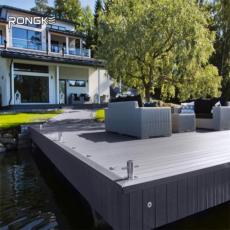 Factory Direct Sales waterproof antiseptic wood flooring Outdoor WPC decking