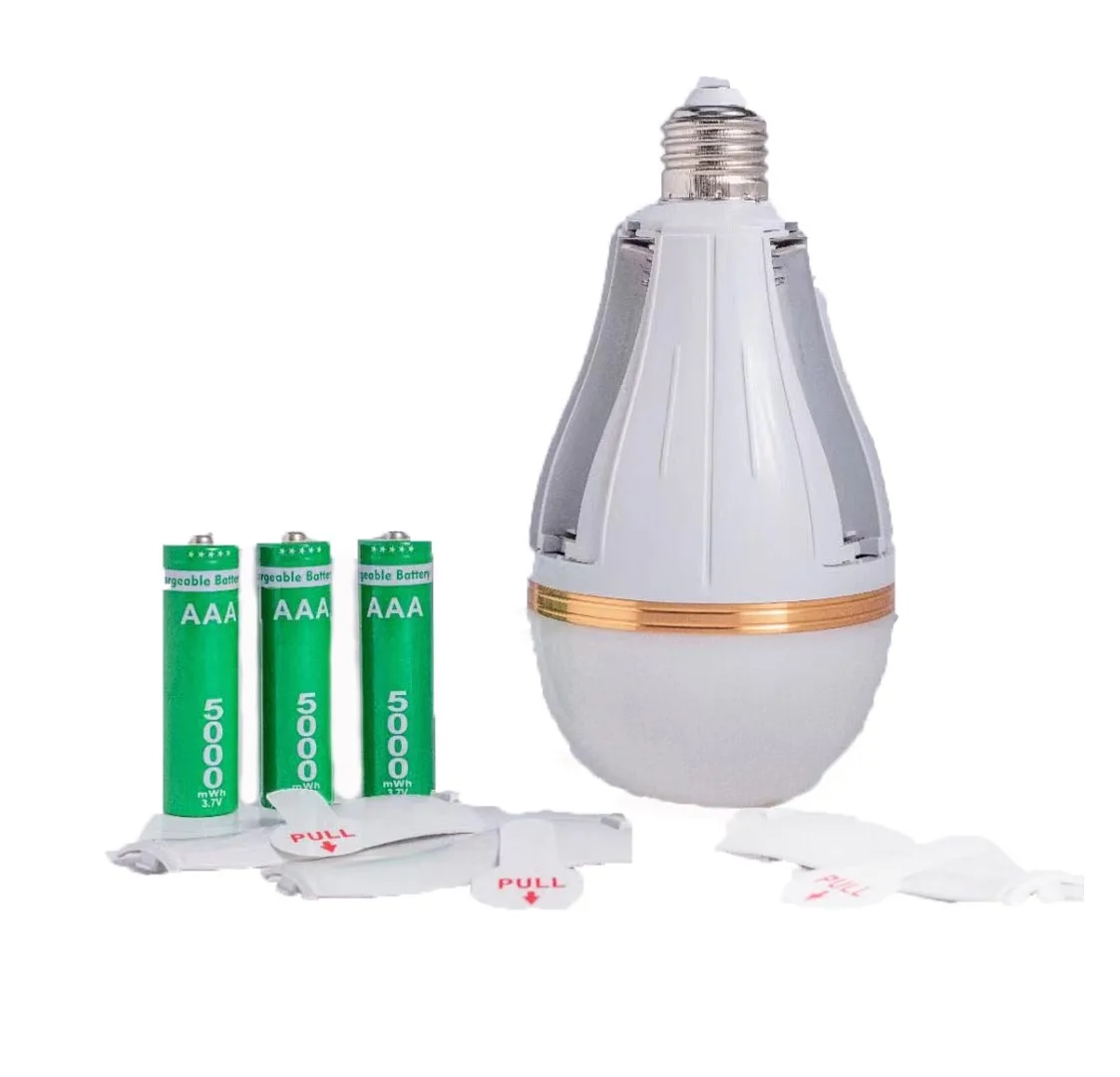 30 Вт 2 батареи Ac85-265v E27 B22 аварийное освещение лампы