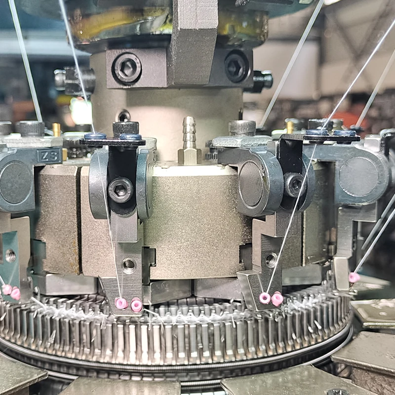 Double Side Rib Machine for Making Sandwich Fabric Circular Knitting Machine