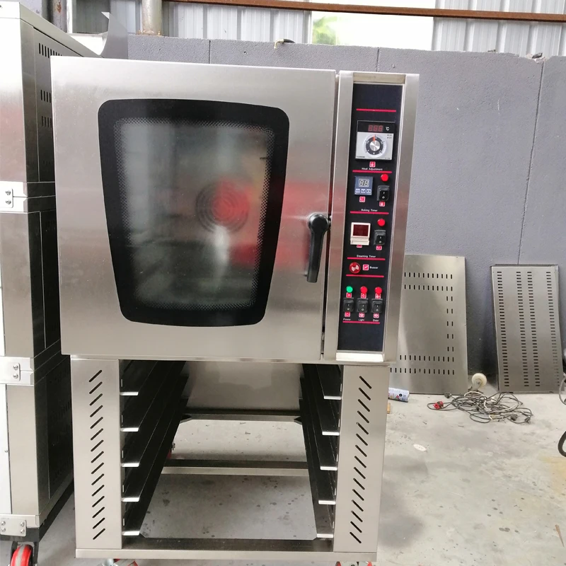 Convection Oven Hot Air 8 Trays Revolving Tray Oven Commercial Ovens Bakery Equipment Motor Provided 1piece Restaurant Equipment