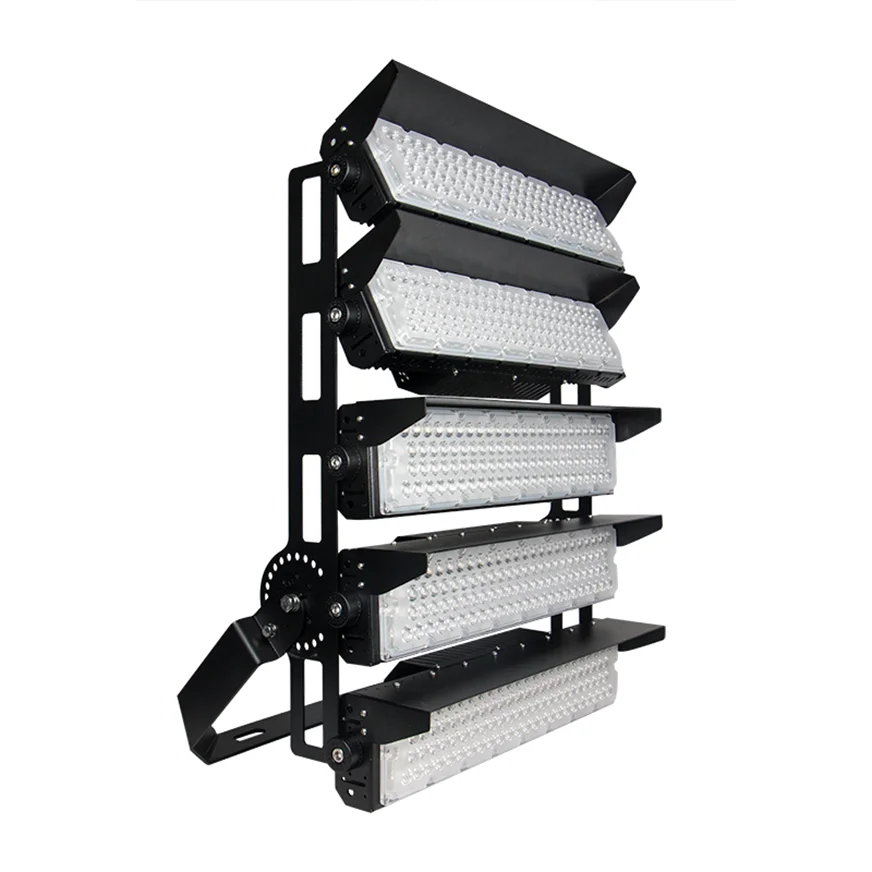 Security Lights with Wider Lighting 40 Degree Led Stadium Flood Light Aluminum Alloy 70 150 Outdoor for Park 75000LM Super Power