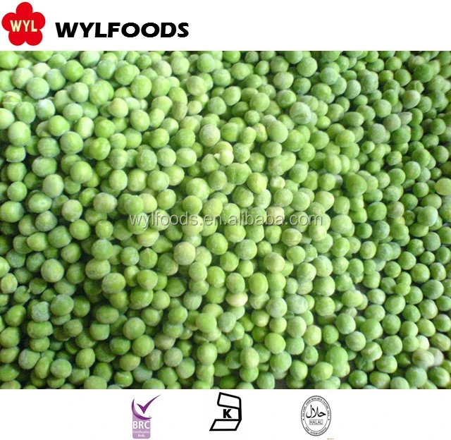 Freezing Vegetable Fresh and Dra Land Green Peas IQF Frozen 400gm 10kg Pck