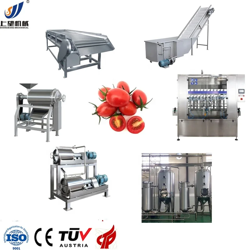 Economical high quality tomato processing machine