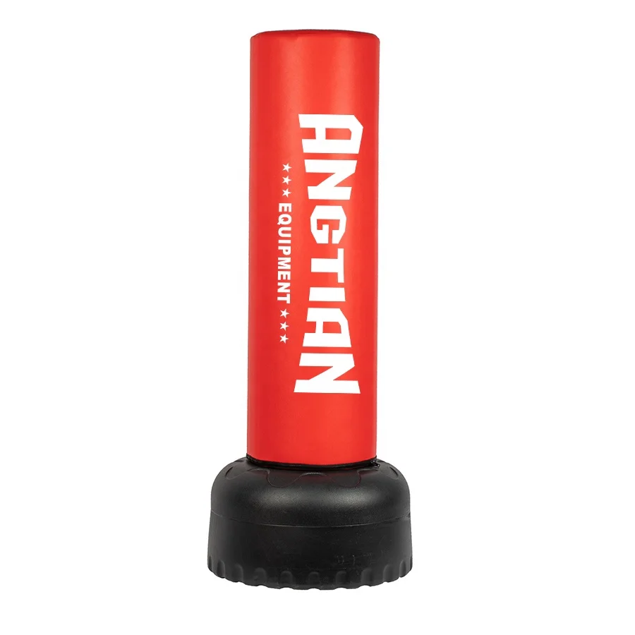Muay thai standing heavy punching bag kick boxing bags and equipment